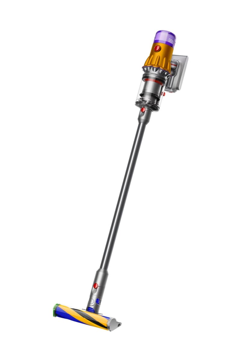 Dyson Aspirator vertical fara fir V12 Detect Slim Absolute 2023, 0.35 L, 545 W (Galben/Nichel) "448884-01" — miniatură