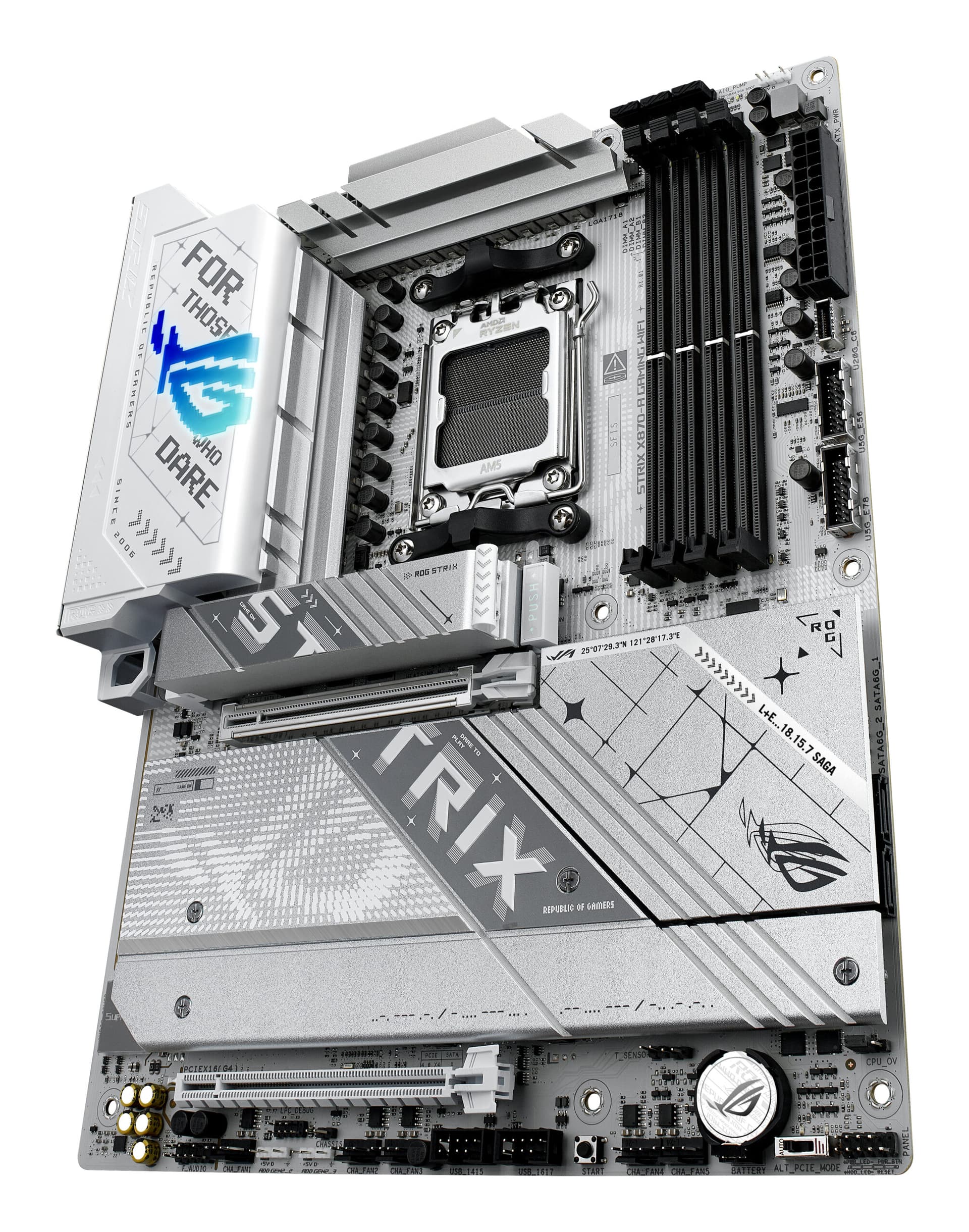 Placa de baza ROG STRIX X870-A GAMING WIFI, AMD X870, Socket AM5, ATX "90MB1IF0-M0EAY0" — miniatură