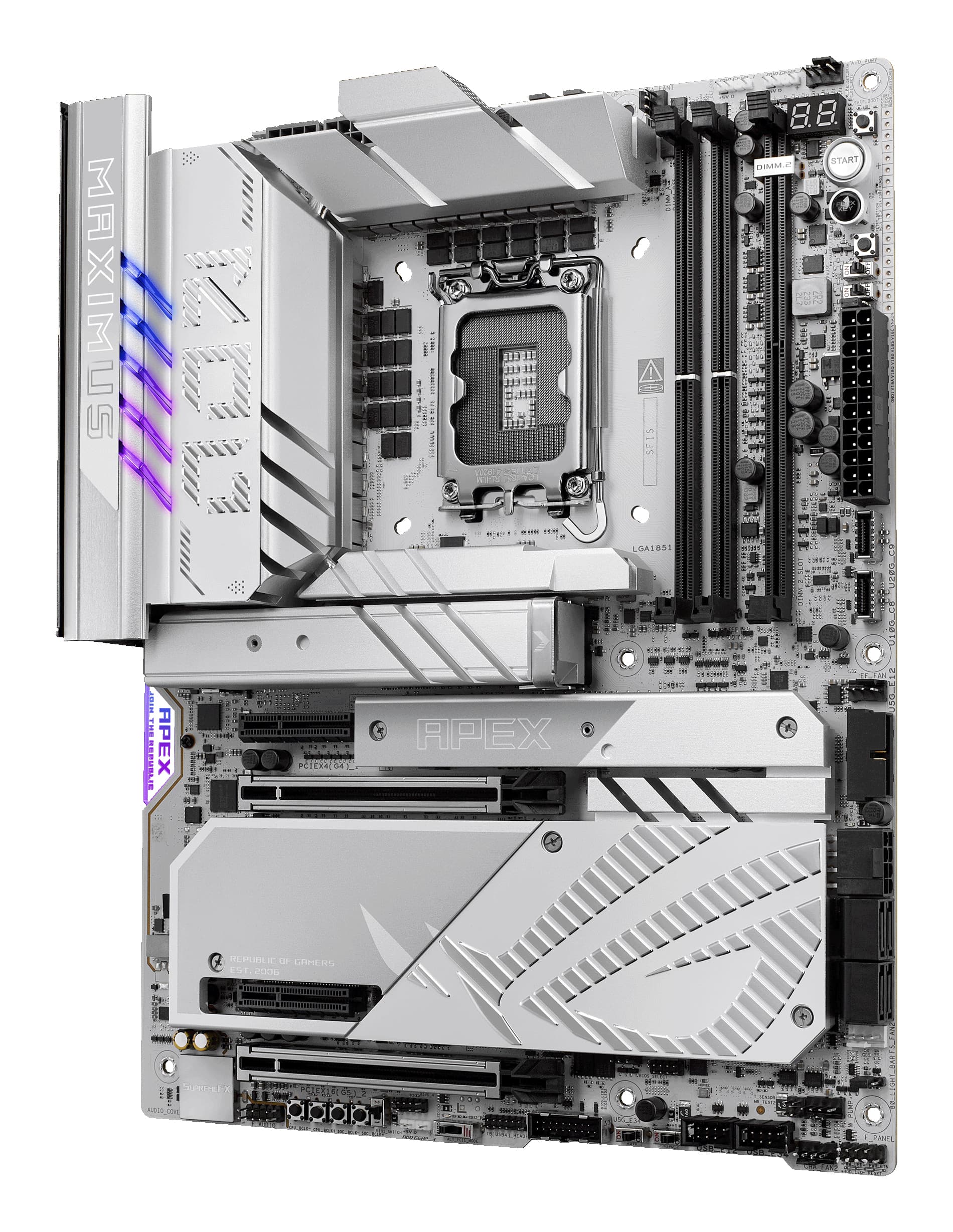 Placa de baza ASUS ROG MAXIMUS Z890 APEX Intel Z890 LGA 1851 (Socket V1) ATX "90MB1IP0-M0EAY0" — miniatură