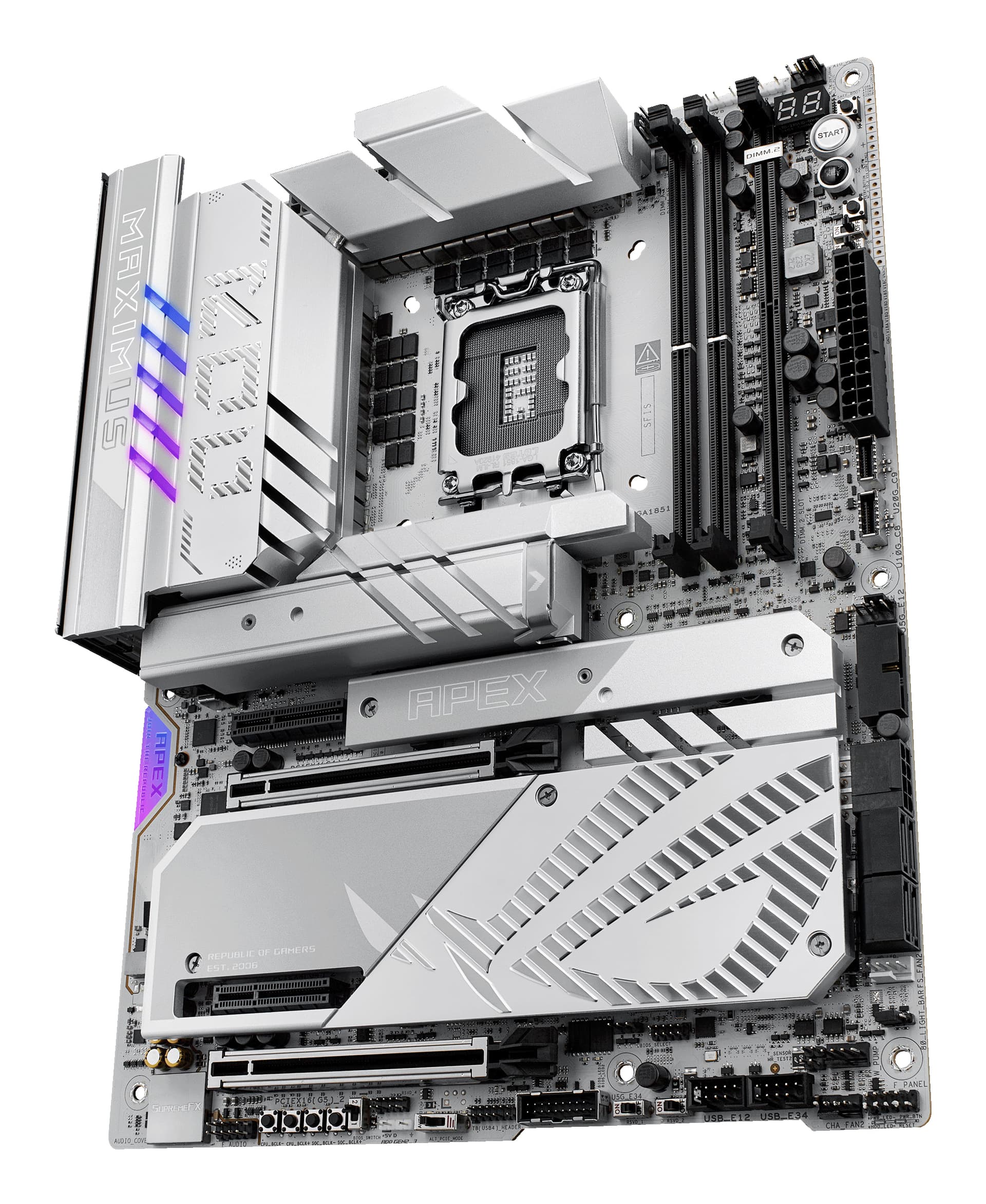 Placa de baza ASUS ROG MAXIMUS Z890 APEX Intel Z890 LGA 1851 (Socket V1) ATX "90MB1IP0-M0EAY0" — miniatură