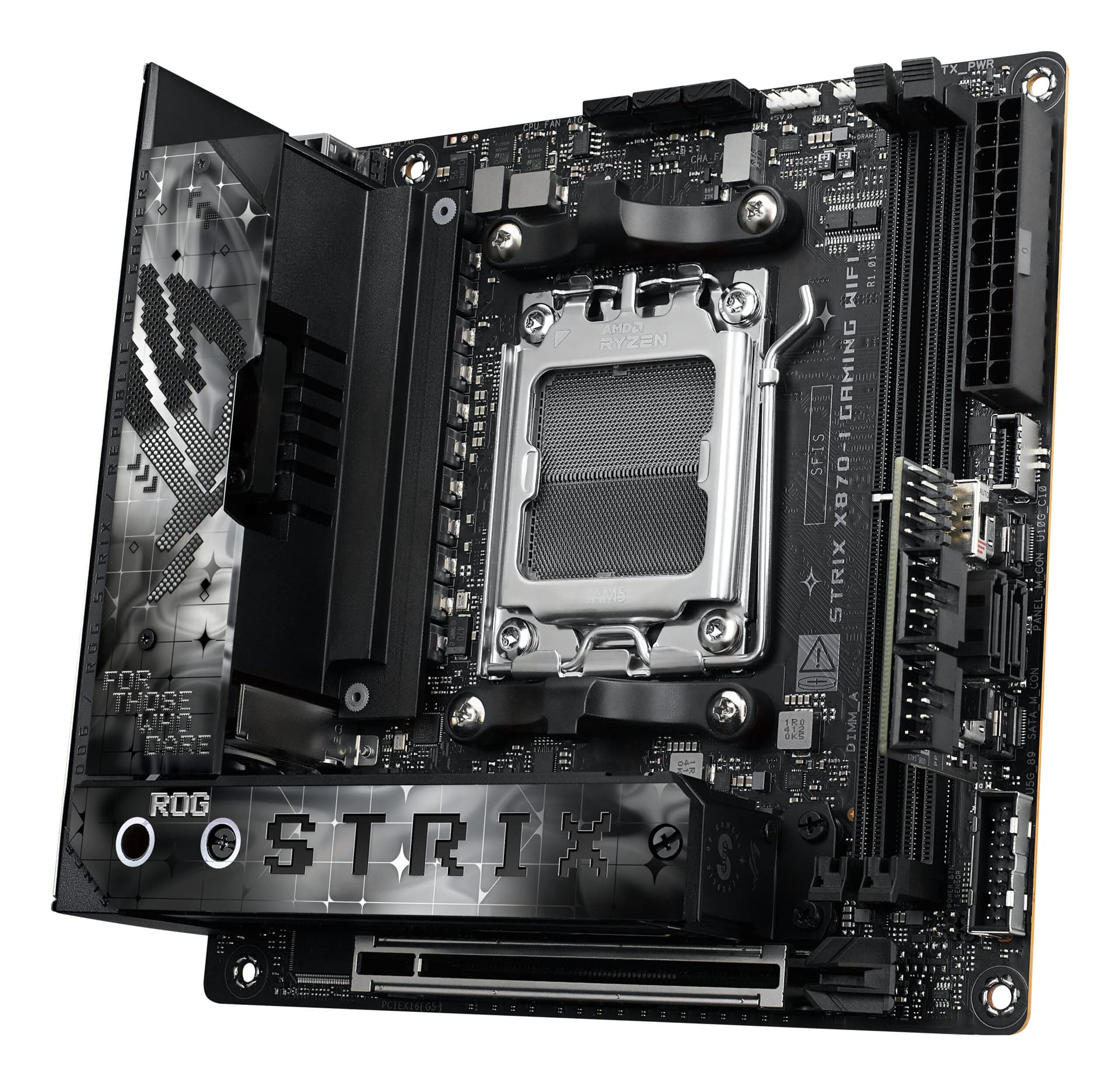 Placa de baza ROG STRIX X870-I GAMING WIFI AMD X870 Socket AM5 mini ITX "90MB1IW0-M0EAY0" — miniatură