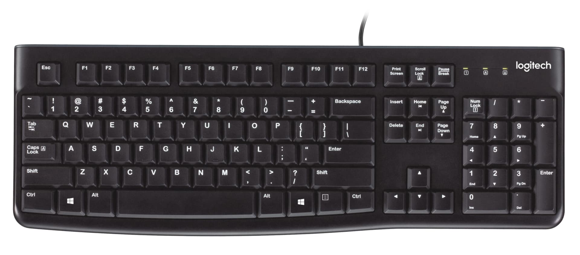 Tastatura K120, USB, neagra "920-002508" — miniatură