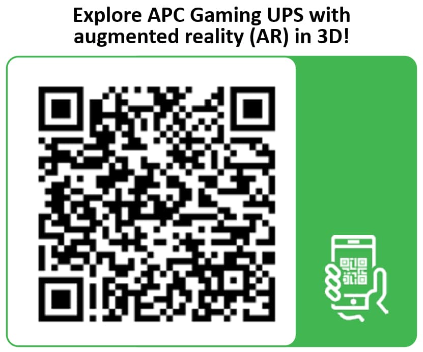 UPS BACK PRO 2200VA/1320W/GAMING BGM2200B-GR APC "BGM2200B-GR" — miniatură
