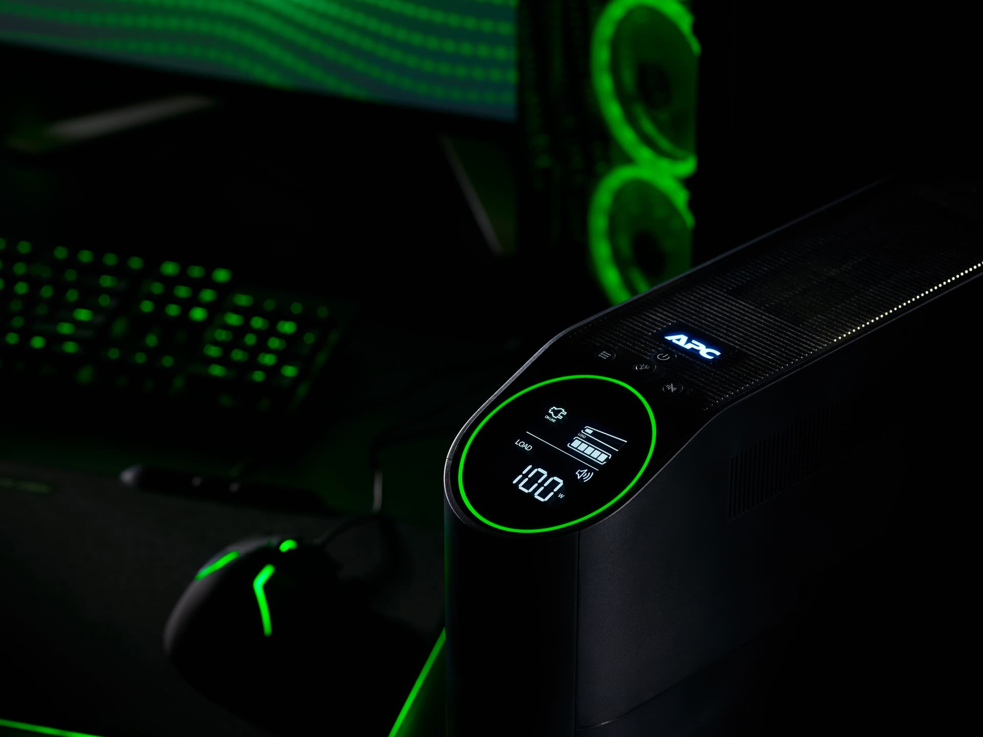 UPS BACK PRO 2200VA/1320W/GAMING BGM2200B-GR APC "BGM2200B-GR" — miniatură