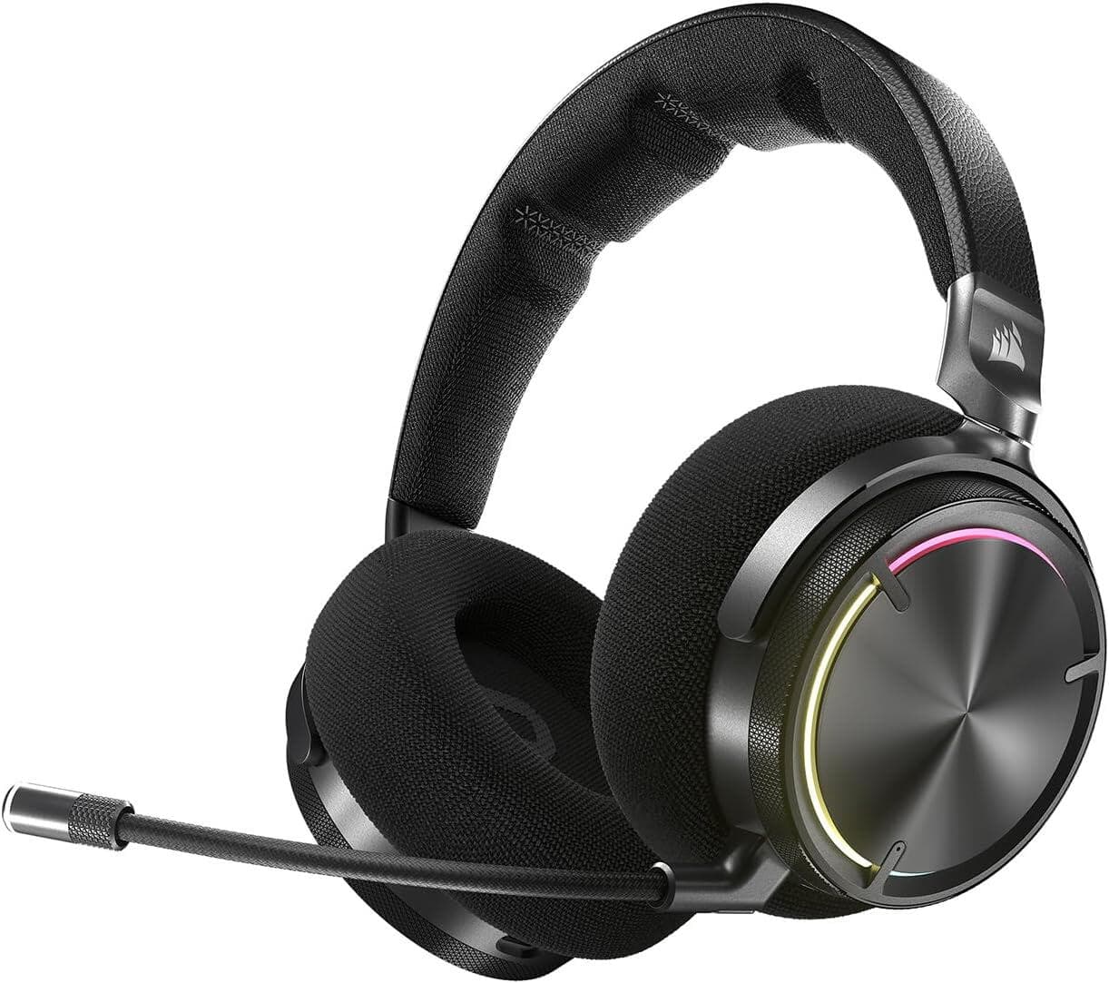 Corsair VIRTUOSO MAX Wireless, Dolby Atmos, Noise Cancelling, Microfon detasabil, RGB, Carbon, 60h, pentru XBOX, Negru "CA-9011374-WW"