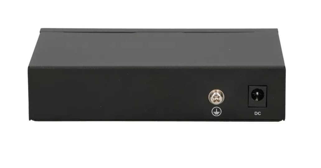 Extralink EUROS V2 PoE Switch 4x 100Mb/s PoE/PoE+ 2x RJ45 Uplink 100Mb/s 60W — miniatură