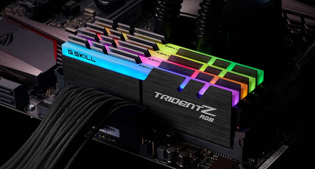 MEMORY DIMM 128GB PC28800 DDR4/K4 F4-3600C18Q-128GTZR G.SKILL "F4-3600C18Q-128GTZR" — miniatură