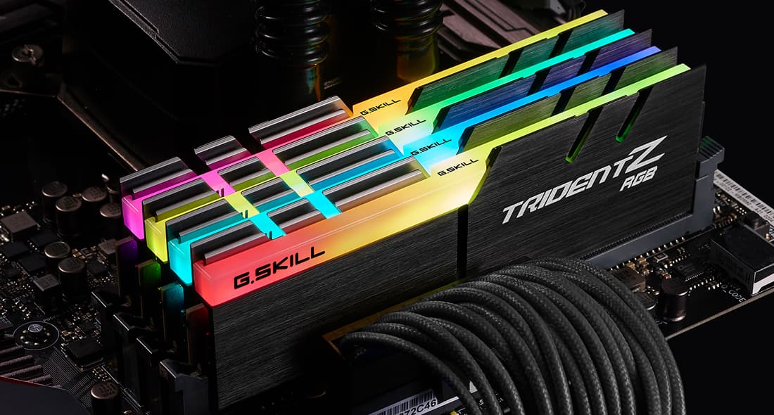 MEMORY DIMM 128GB PC28800 DDR4/K4 F4-3600C18Q-128GTZR G.SKILL "F4-3600C18Q-128GTZR" — miniatură