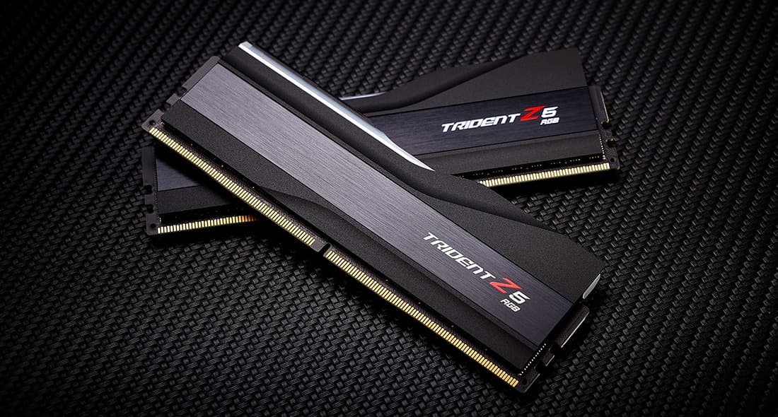 Memorie Trident Z5 RGB XMP 3.0 Black 32GB, DDR5-8000Mhz, CL38, Dual Channel "F5-8000J3848H16GX2-TZ5RK" — miniatură