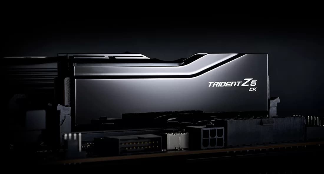 Memorie G.Skill Trident Z5 CK CUDIMM, DDR5-8200, CL 40, Intel XMP 3.0 - 48 GB Dual-Kit "F5-8200C4052G24GX2-TZ5CK" — miniatură