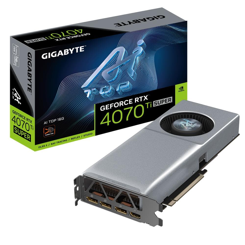 VGA PCIE16 RTX4070TISUPER 16GB/GV-N407TSAI TOP-16GD GIGABYTE "GV-N407TSAI TOP-16GD"