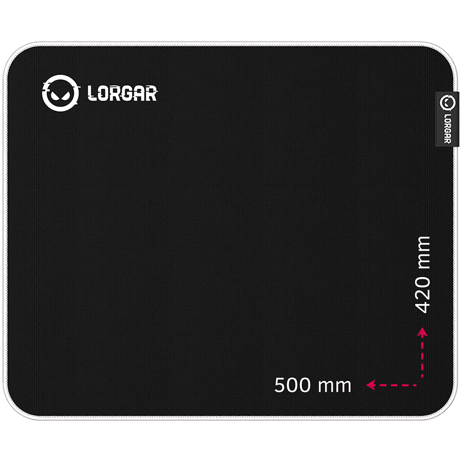 Lorgar Legacer 755, Gaming mouse pad, Ultra-gliding surface, Purple anti-slip rubber base, size: 500mm x 420mm x 3mm, weight 0.45kg "LRG-CMP755"