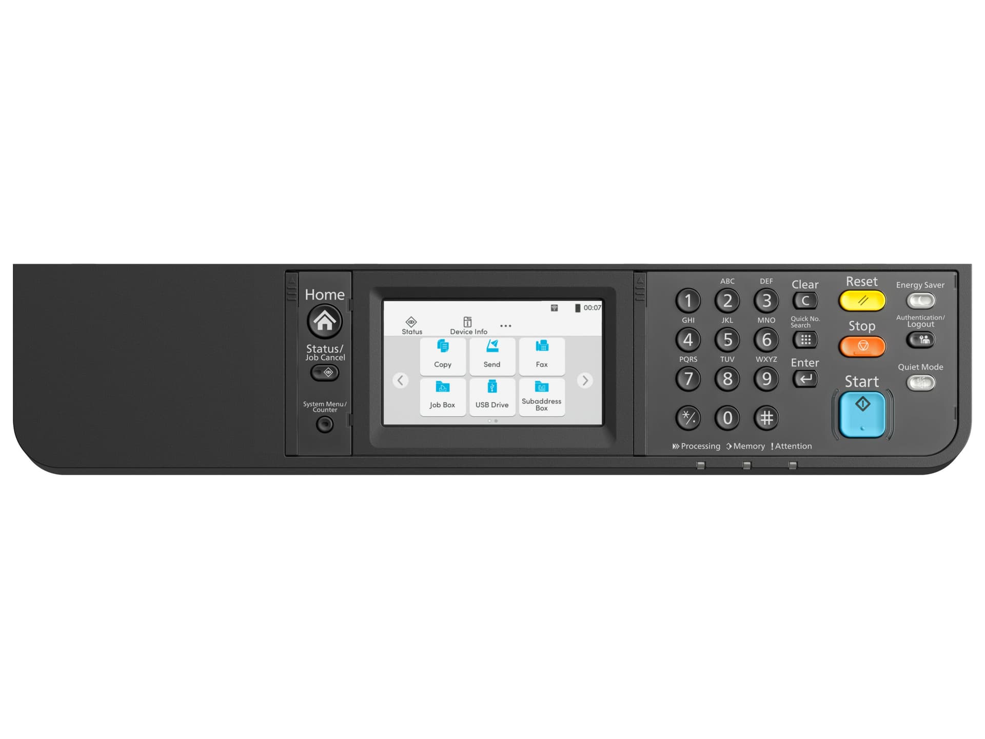 Bundle Multifunctional Laser Monocrom Kyocera,Ecosys MA4000wifs+ parts only+TK1270, A4, Functii:Impr|Scan|Cop|Fax,Viteza Print Mono:,Viteza Print color:,Conectiv:USB|Ret|WiFi,Duplex:Da,ADF:DADF "MA4000wifx+3YW+TK1270" — miniatură