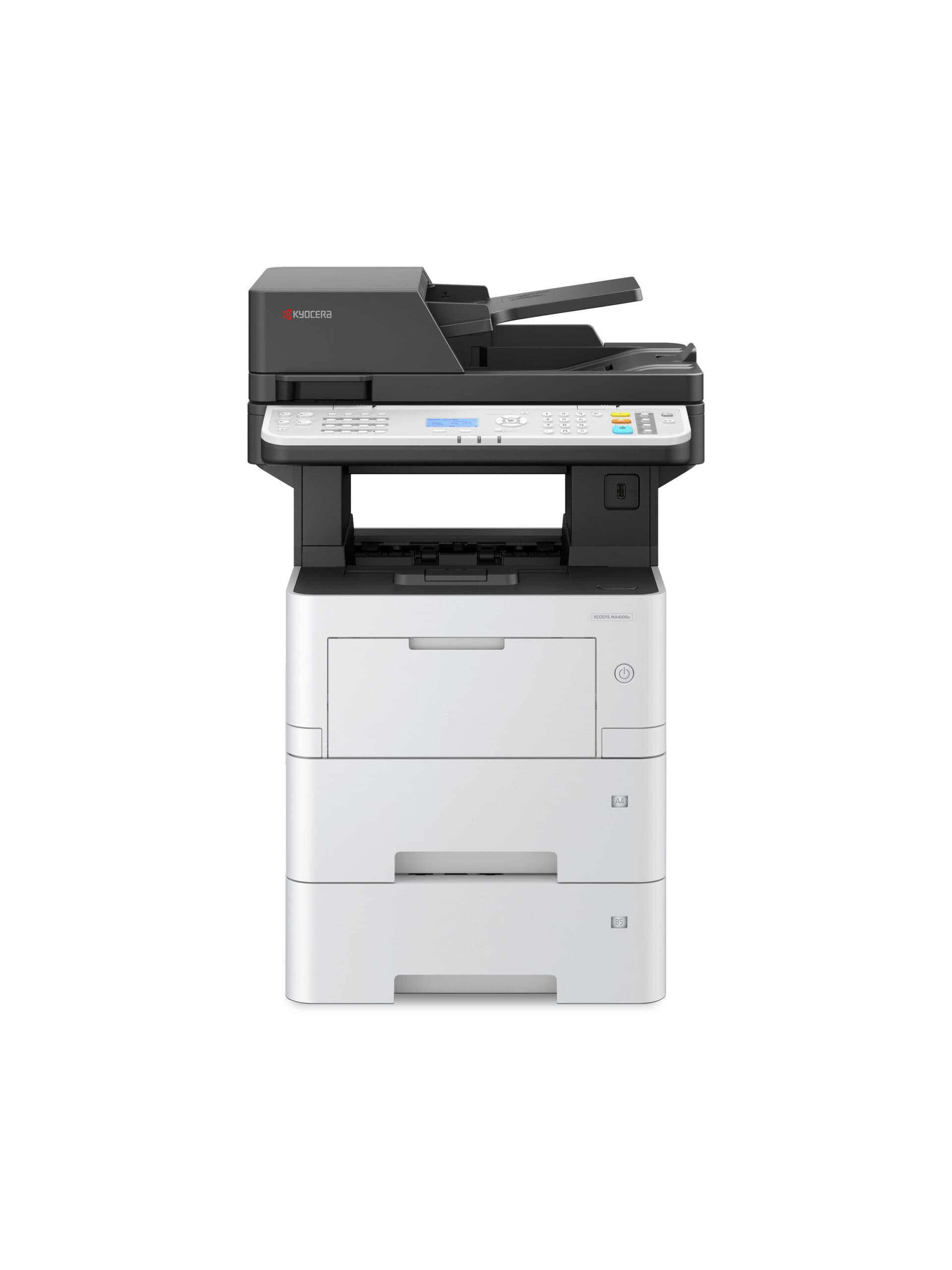 Bundle Multifunctional Laser Mono Kyocera, Ecosys MA4500x+ part only+TK3400, A4, Functii: Impr.|Scan.|Cop., Viteza de Printare Mono:,Viteza de printare color: 45ppm, Conectiv:USB|Ret|WiFi, Duplex:Da, ADF:RADF "MA450 — miniatură