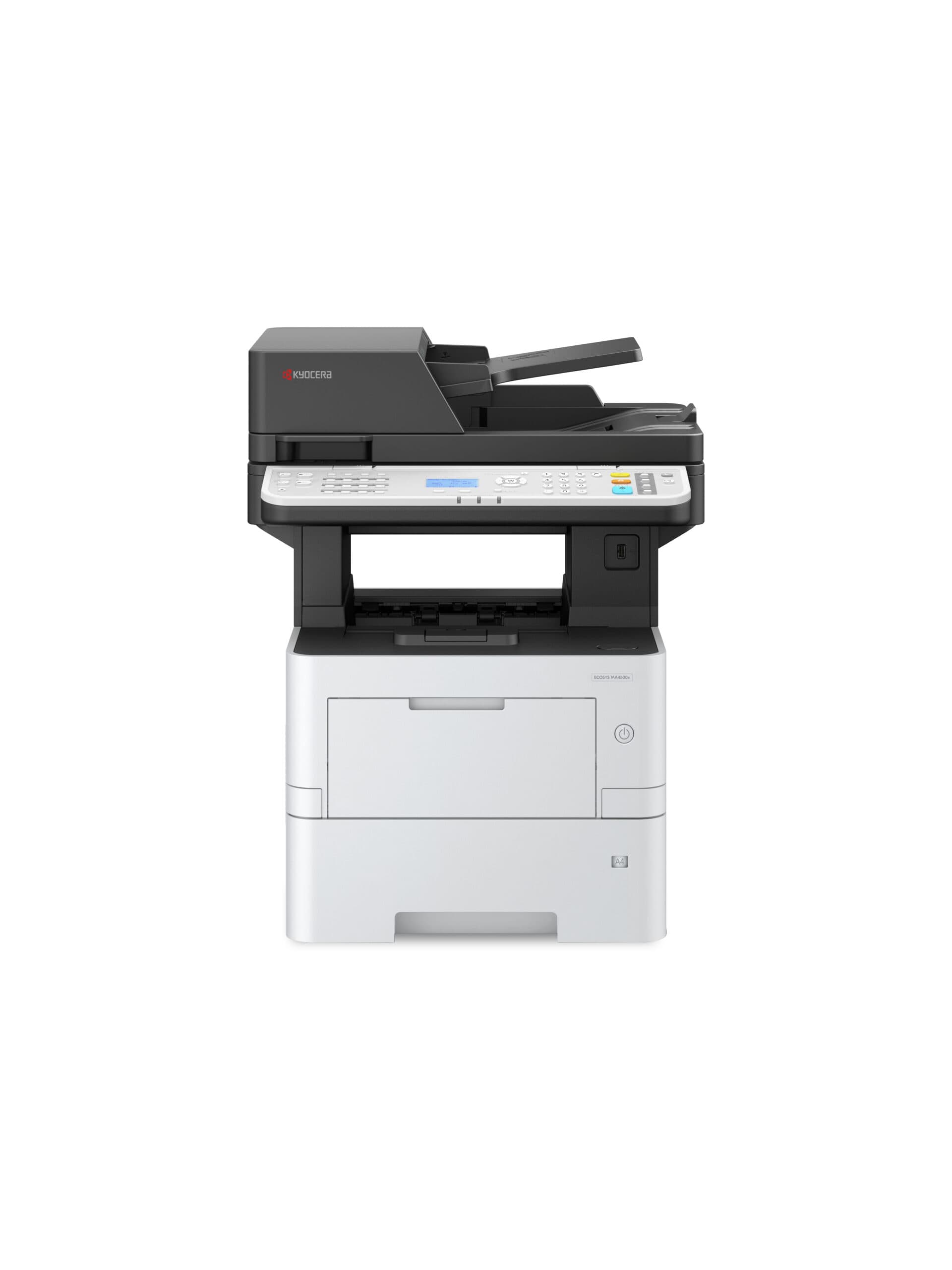 Bundle Multifunctional Laser Mono Kyocera, Ecosys MA4500x+ part only+TK3400, A4, Functii: Impr.|Scan.|Cop., Viteza de Printare Mono:,Viteza de printare color: 45ppm, Conectiv:USB|Ret|WiFi, Duplex:Da, ADF:RADF "MA450