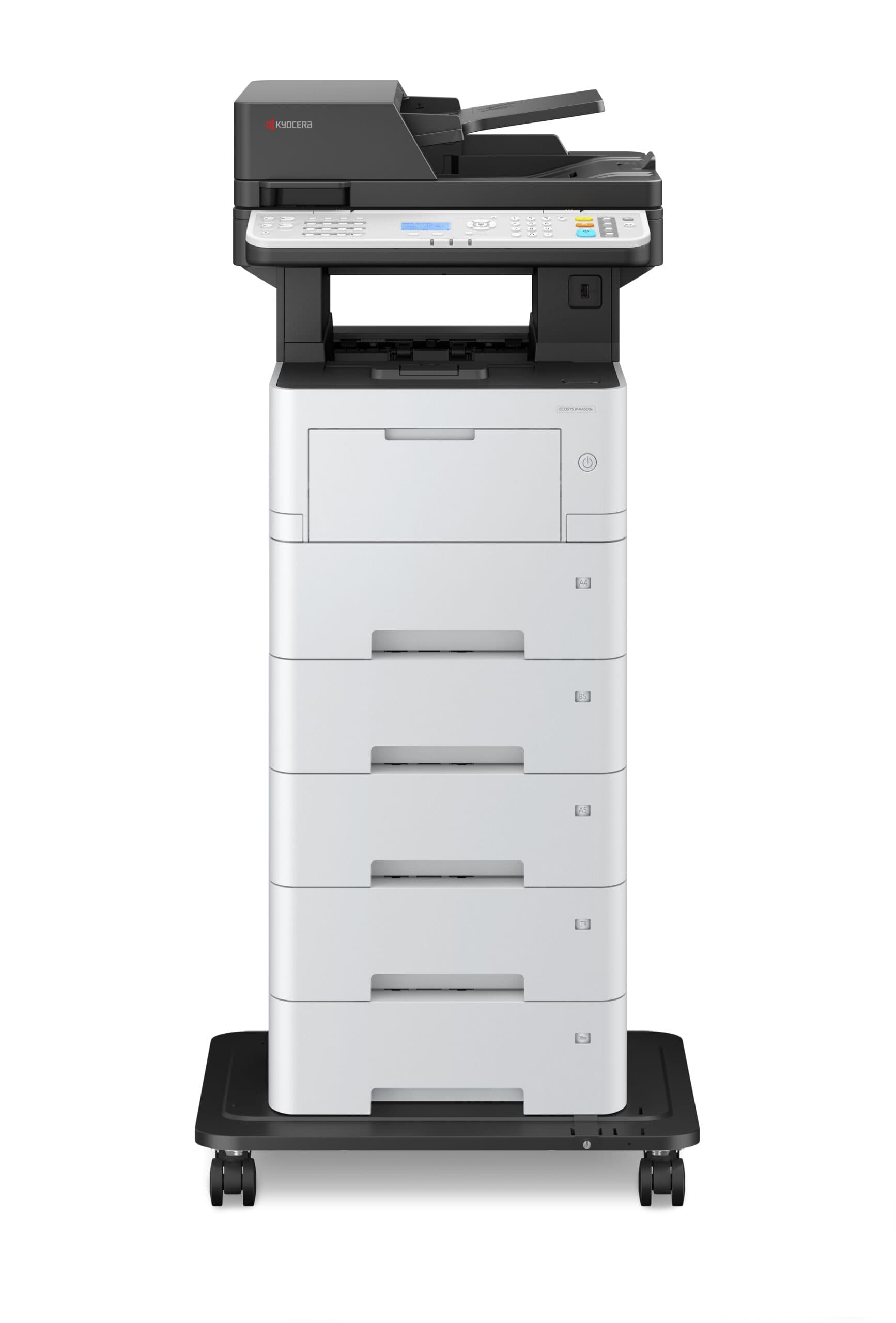 Bundle Multifunctional Laser Mono Kyocera, Ecosys MA4500x+ part only+TK3400, A4, Functii: Impr.|Scan.|Cop., Viteza de Printare Mono:,Viteza de printare color: 45ppm, Conectiv:USB|Ret|WiFi, Duplex:Da, ADF:RADF "MA450 — miniatură