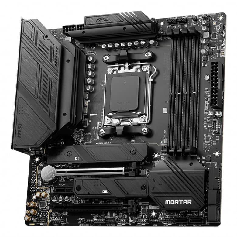 Placa de baza MAG B650M MORTAR WIFI, AMD B650, Socket AM5, mATX "MAG B650M MORTAR WIFI" — miniatură