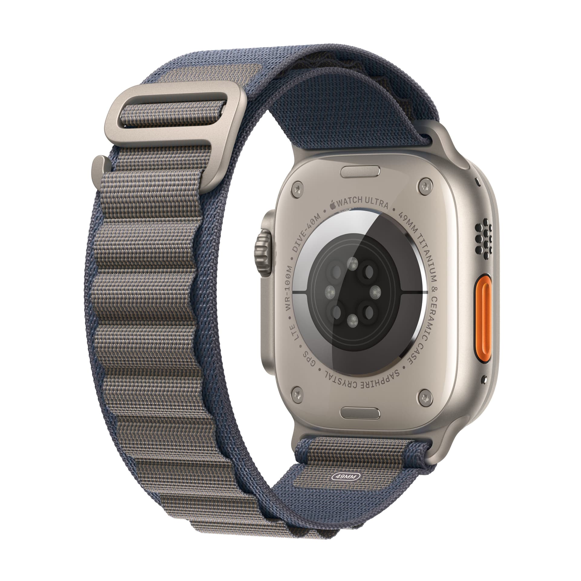Smartwatch Watch Ultra 2 GPS + Cellular 49mm Titanium Case with Alpine Loop M Blue "MREP3" — miniatură