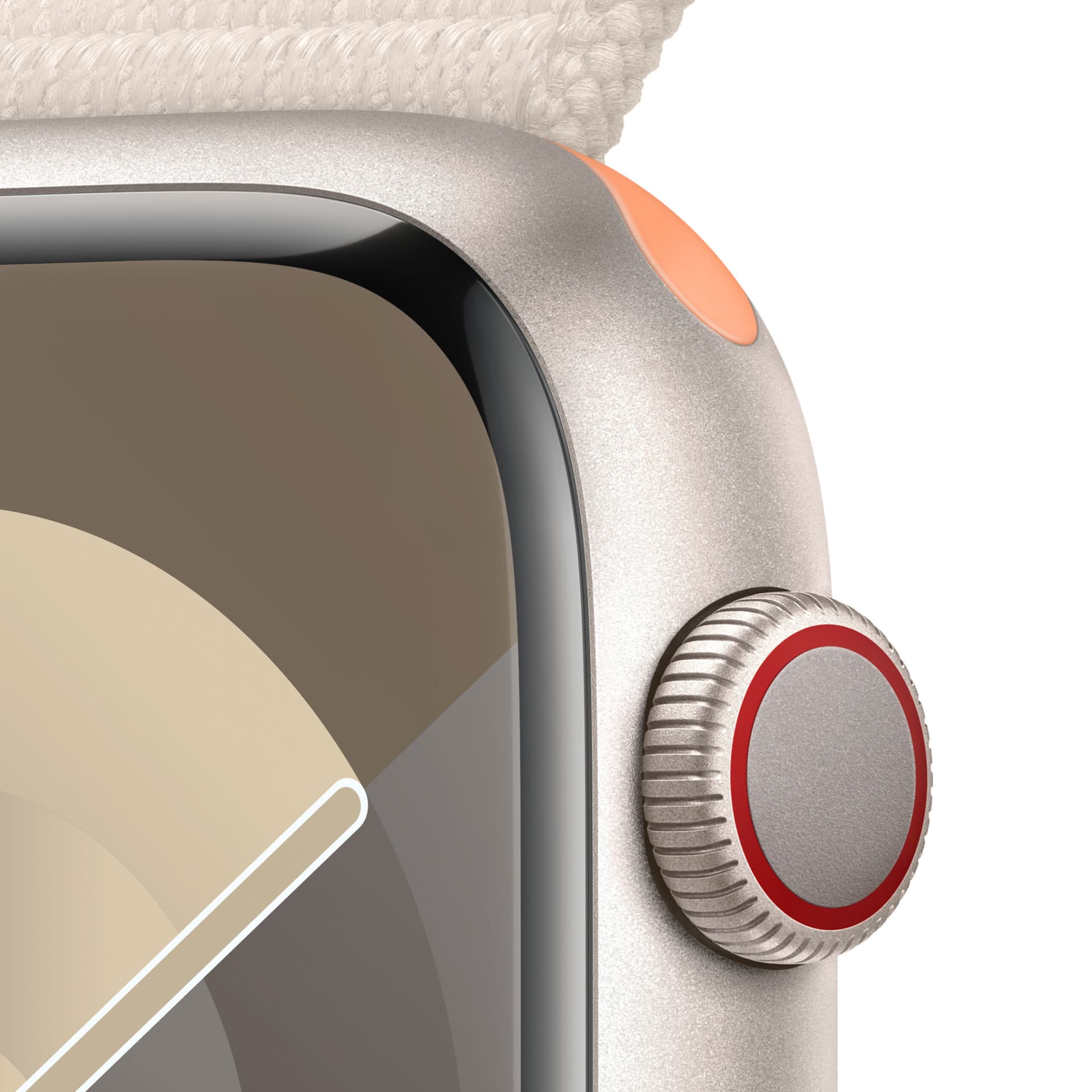 Smartwatch Watch Series&nbsp;9 GPS + Cellular 45mm Starlight Aluminium Case with Sport Loop Starlight "MRMA3EU" — miniatură