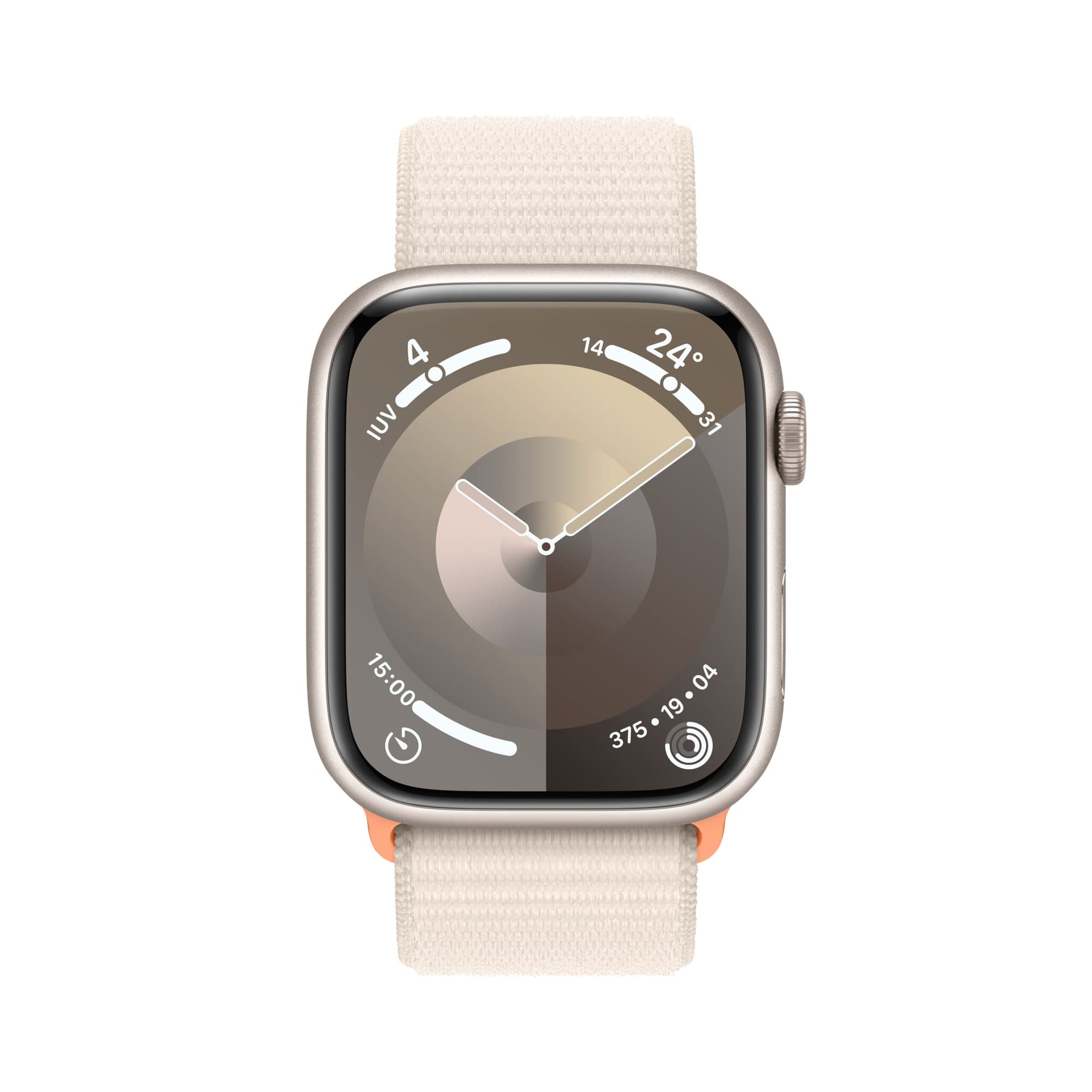 Smartwatch Watch Series&nbsp;9 GPS + Cellular 45mm Starlight Aluminium Case with Sport Loop Starlight "MRMA3EU" — miniatură