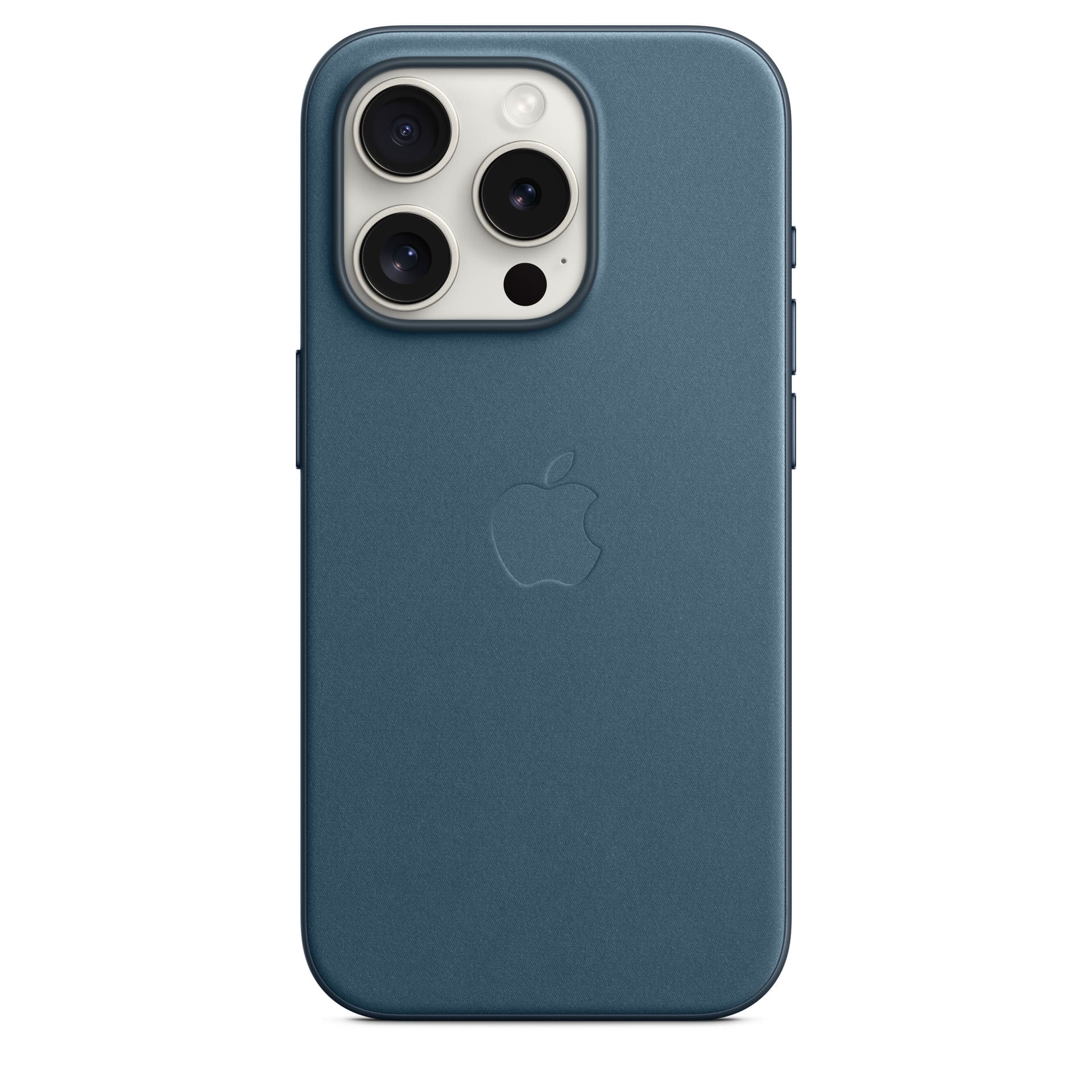 Husa FineWoven Case with MagSafe pentru iPhone 15 Pro, Pacific Blue "MT4Q3ZM/A" — miniatură