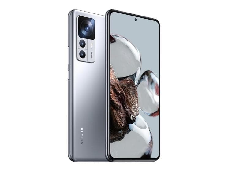 Smartphone 12T 256GB 8GB RAM 5G Dual SIM Silver "MZB0CAHEU"