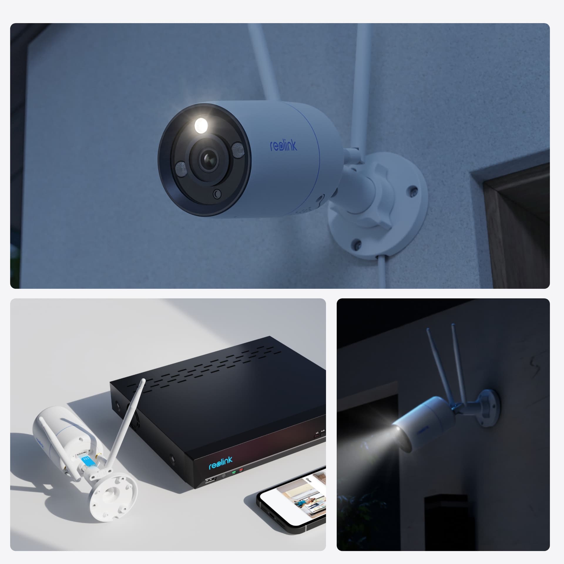 Camera de supraveghere Camera supraveghere wireless WiFi 6 Reolink Full Color RLC-810WA, 4K, 4.0 mm, IR/lumina alba 30 m, microfon si difuzor, slot... "RLC-810WA" — miniatură