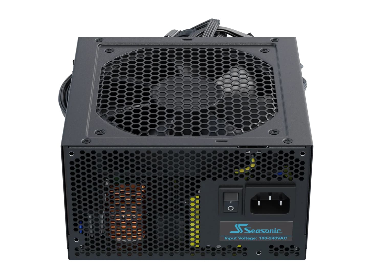 Sursa Seasonic G12 GC-650 (2024), 80+ Gold, Cabluri fixe, 650W, Negru "SSP-650RT2" — miniatură