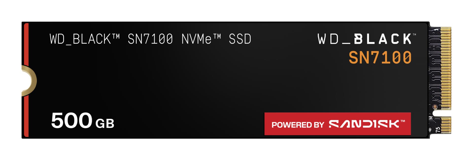 WD Black SN7100 NVMe SSD 500GB M.2 2280 "WDS500G4X0E-00CJA0"