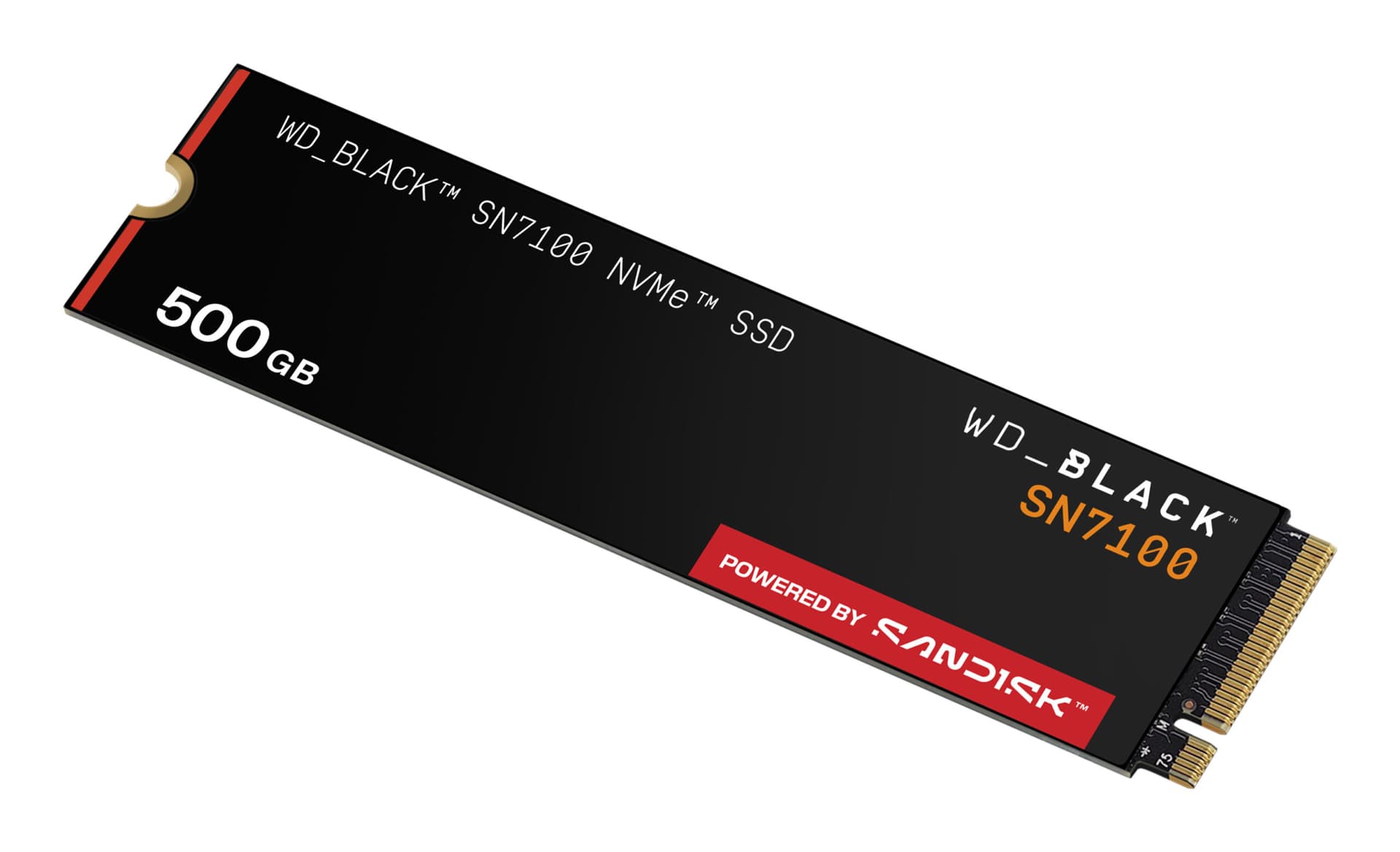 WD Black SN7100 NVMe SSD 500GB M.2 2280 "WDS500G4X0E-00CJA0" — miniatură
