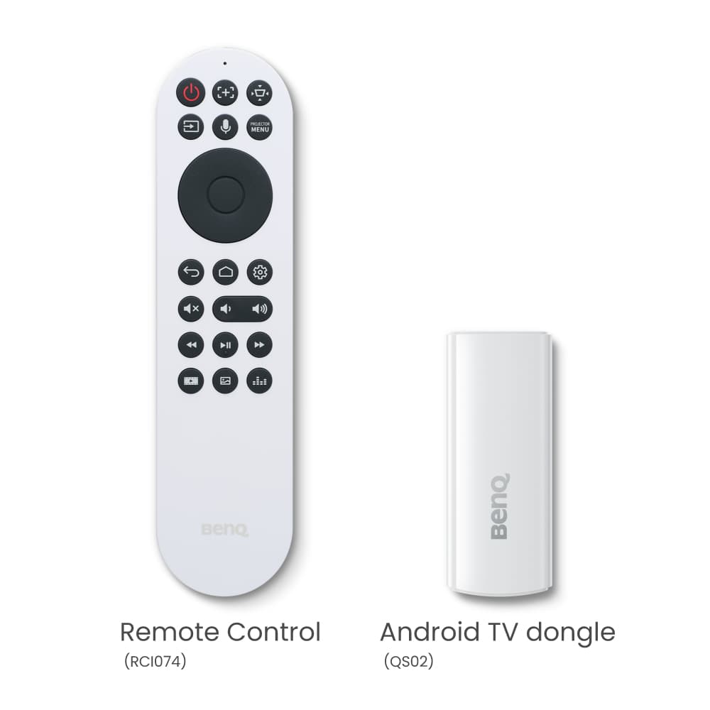 BenQ X500i, DLP, 4K, 2200lm, 16:9, HDMI, Wireless, Bluetooth 5.0, Android 11.0, Boxe, Alb "X500i" — miniatură