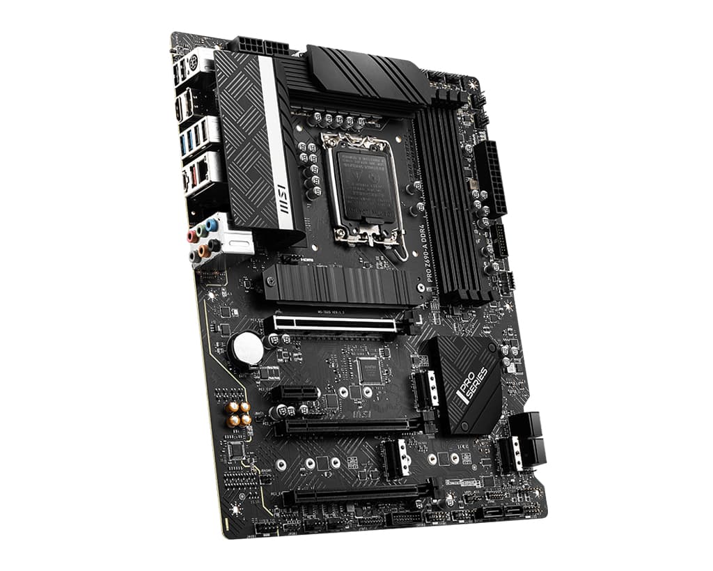 Placa de baza Pro Z690-A DDR4, Intel Z690 Mainboard - Sockel 1700, DDR4 "7D25-002R" — miniatură