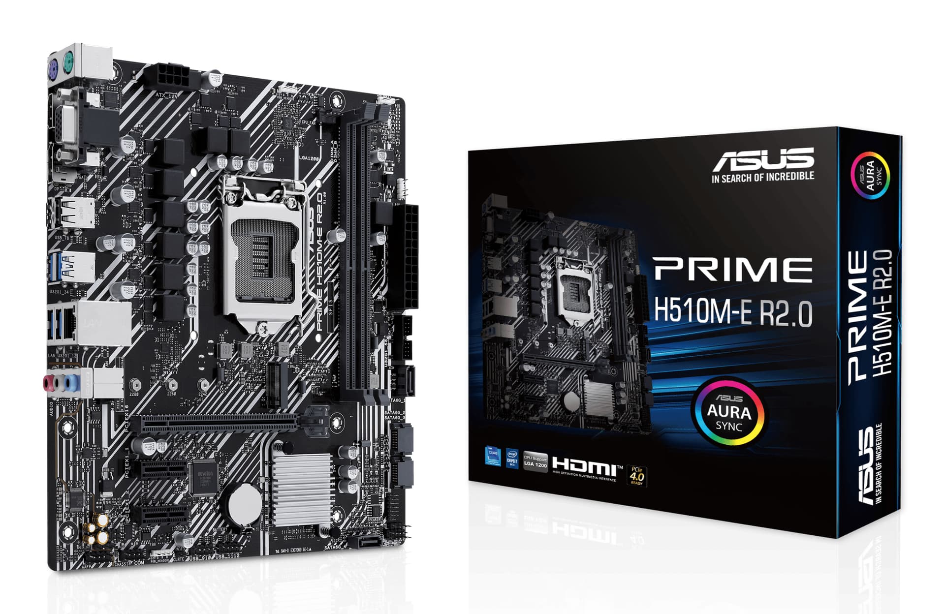 Placa de baza MB ASUS Intel 1200 PRIME H510M-E R2.0 "90MB1FQ0-M0EAY0"