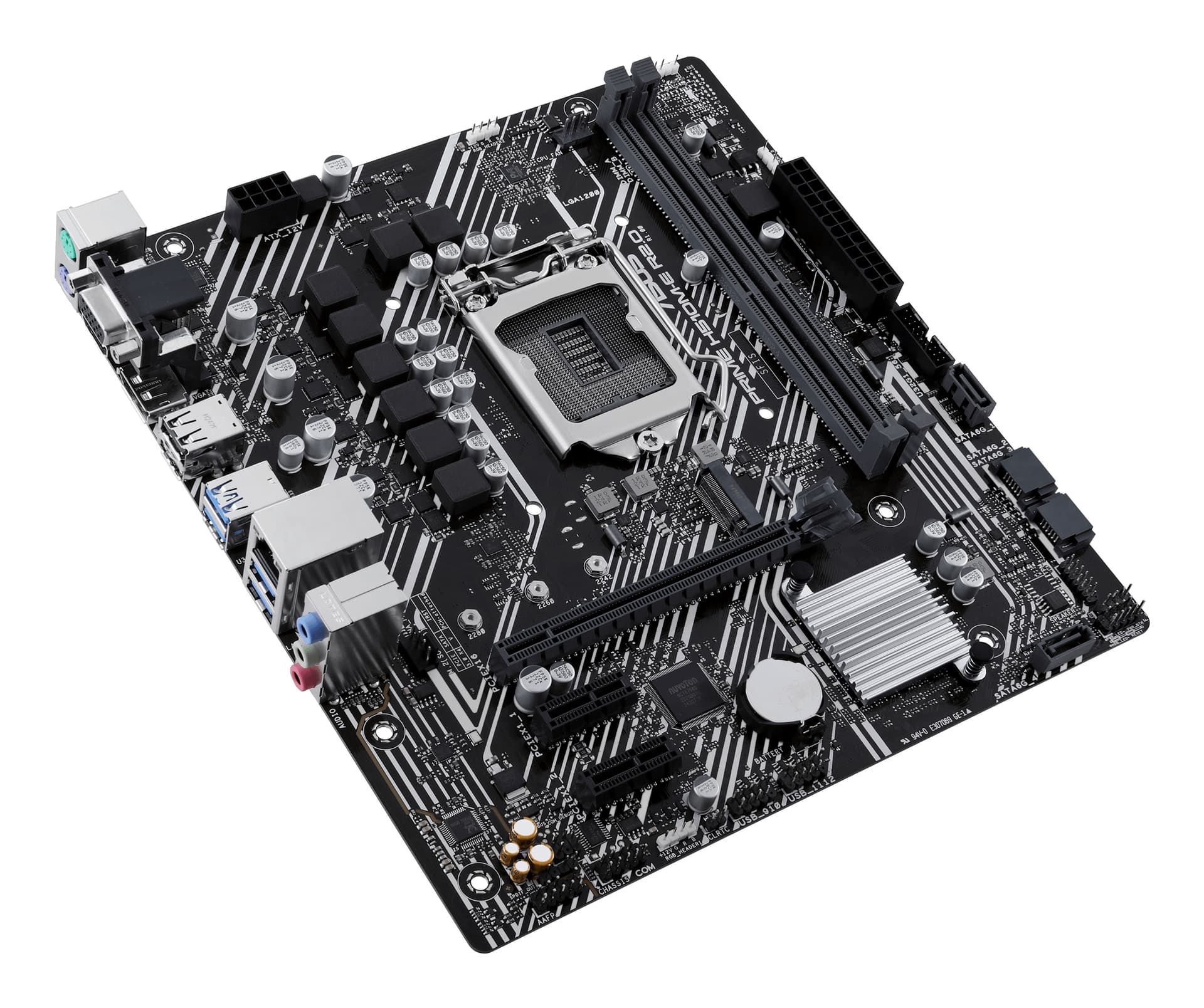 Placa de baza MB ASUS Intel 1200 PRIME H510M-E R2.0 "90MB1FQ0-M0EAY0" — miniatură