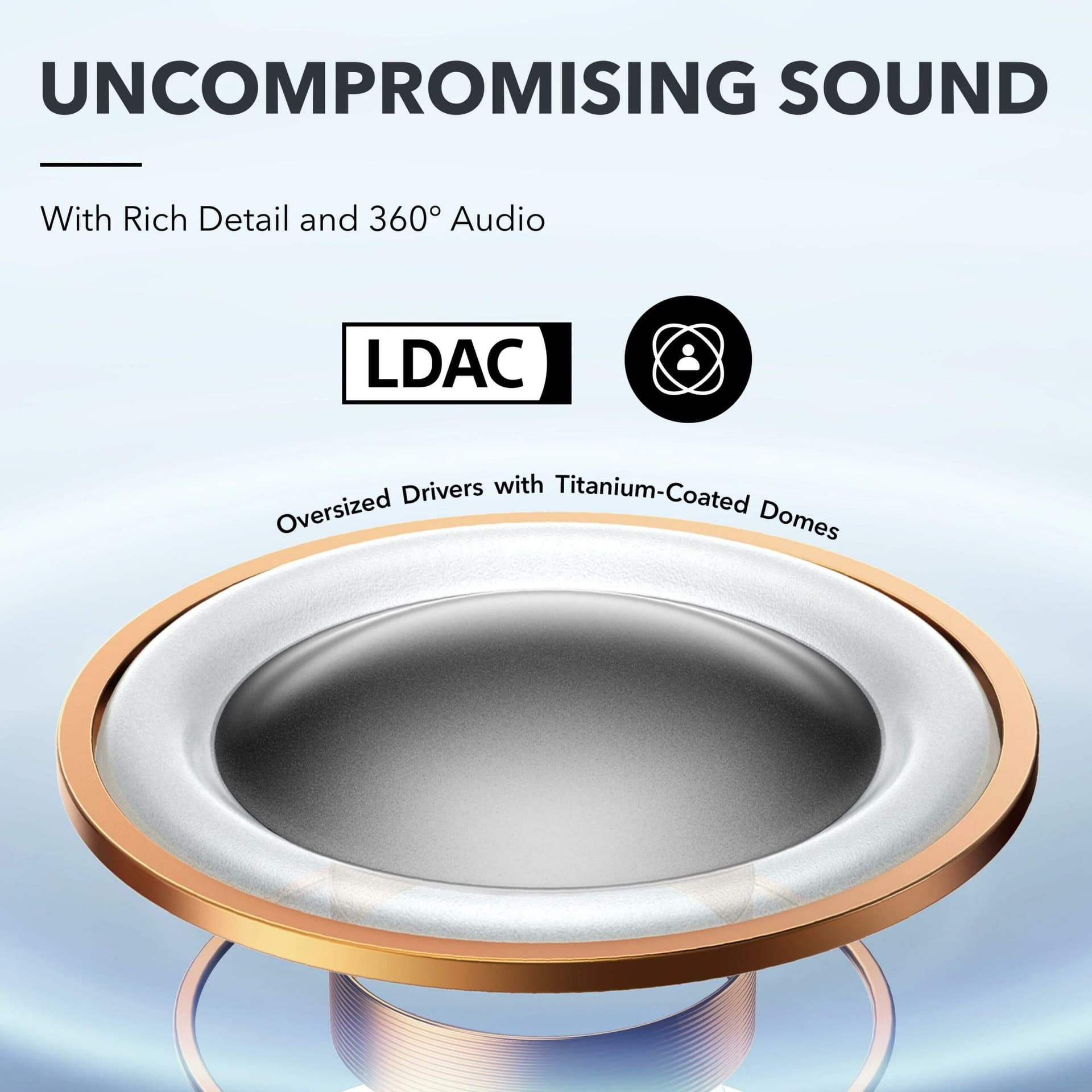 Casti Anker "Soundcore AeroFit Pro", Over-Ear, utilizare sport si multimedia, Bluetooth 5.3, 4 x mic, durata baterie pana la 46 ore, rezistent la apa, ANC, negru, "A3871G11" - 0194644153496 — miniatură