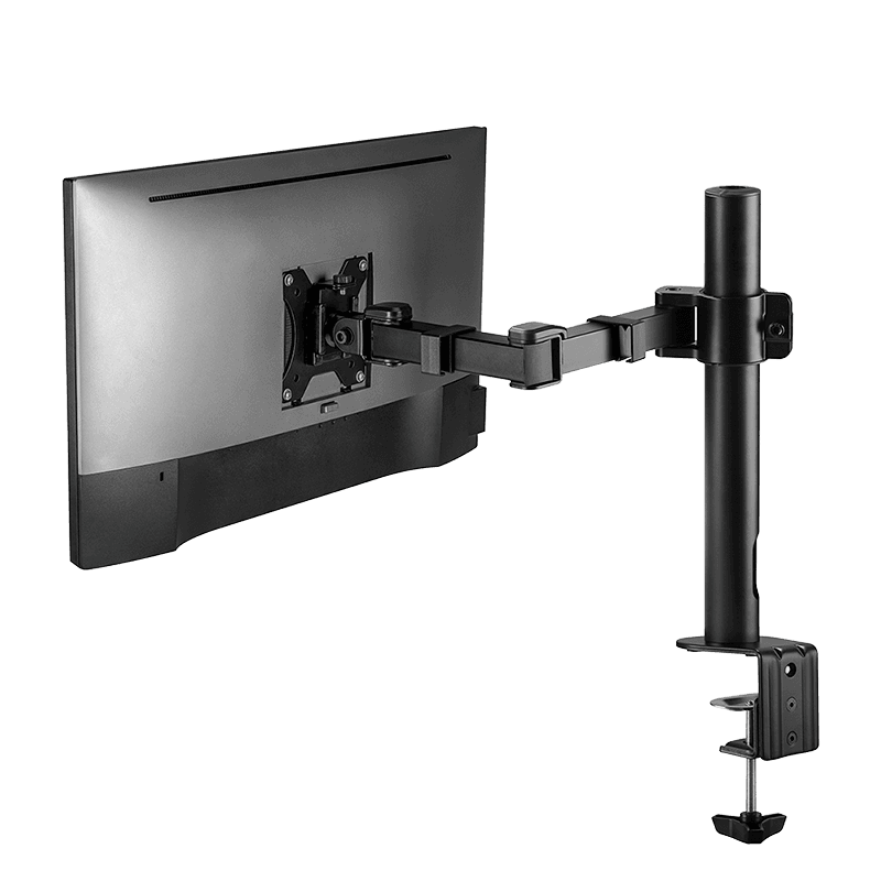 SUPORT de birou LOGILINK, pt 1 TV/monitor plat, diag. max 32 inch, rotatie, inclinare, orizontala, verticala, max 12 Kg, negru, "BP0105" — miniatură