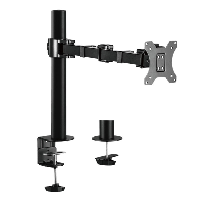 SUPORT de birou LOGILINK, pt 1 TV/monitor plat, diag. max 32 inch, rotatie, inclinare, orizontala, verticala, max 12 Kg, negru, "BP0105" — miniatură