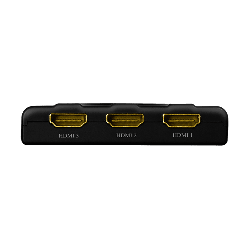 SWITCH video LOGILINK, 1 x 3 / 3 x 1 port, bidirectional, Input/Output: HDMI (M) x 3 / x 1, rezolutie maxima 4K UHD (3840 x 2160) la 30 Hz, HDCP 1.4, audio, negru, "HD0040"