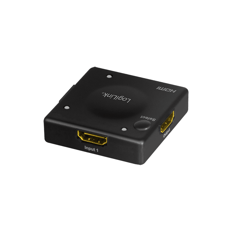 SWITCH video LOGILINK, 3 x 1 port, Input: HDMI (M) x 3, Output: HDMI (M) 1.3 x 1, rezolutie maxima Full HD (1920 x 1080) la 60 Hz, HDCP, audio, negru, "HD0041"
