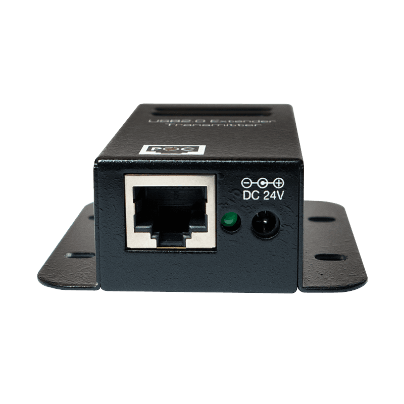 HUB extern LOGILINK, porturi USB: USB 2.0 x 4, conectare prin USB 2.0, extender max. 50m prin RJ45 Cat5e/6, 2 module: transmitter si receiver, metal, negru, "UA0252" — miniatură