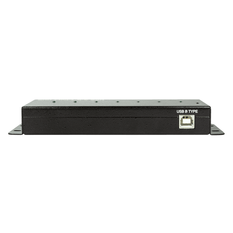 HUB extern LOGILINK, porturi USB: USB 2.0 x 7, conectare prin USB 2.0, protectie supracurent, metal, negru, "UA0318" — miniatură