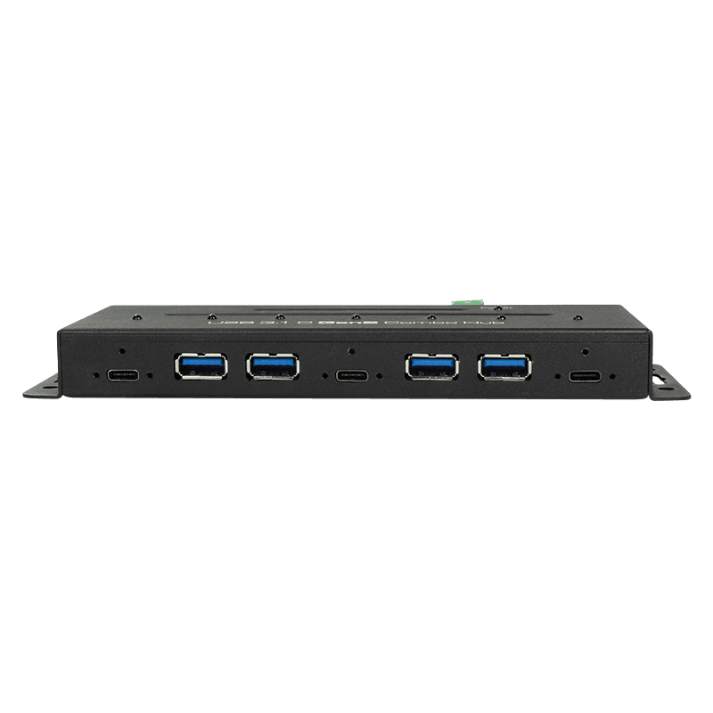 HUB extern LOGILINK, porturi USB: USB-C 3.2 Gen2 x 3 + USB-A 3.2 Gen2 x 4, conectare prin USB-C 3.2 Gen2, protectie supracurent, metal, negru, "UA0319"