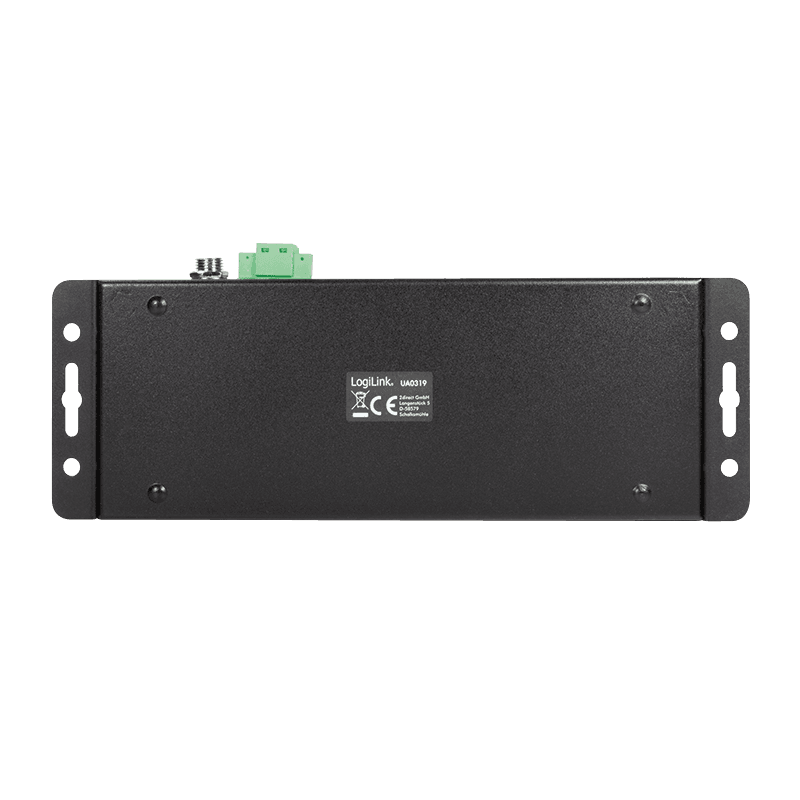 HUB extern LOGILINK, porturi USB: USB-C 3.2 Gen2 x 3 + USB-A 3.2 Gen2 x 4, conectare prin USB-C 3.2 Gen2, protectie supracurent, metal, negru, "UA0319" — miniatură
