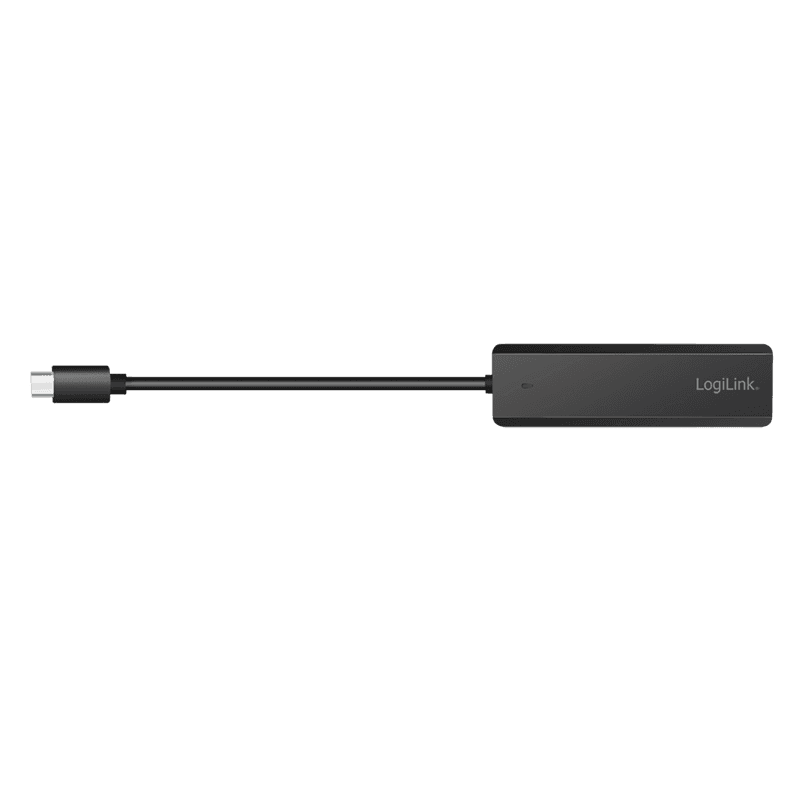 HUB extern LOGILINK, porturi USB: USB-A 3.2 Gen2 x 2 + USB-C Gen2 x 2, conectare prin USB-C, prot. supracurent, supratensiune, scurtcircuit, negru, "UA0412" — miniatură