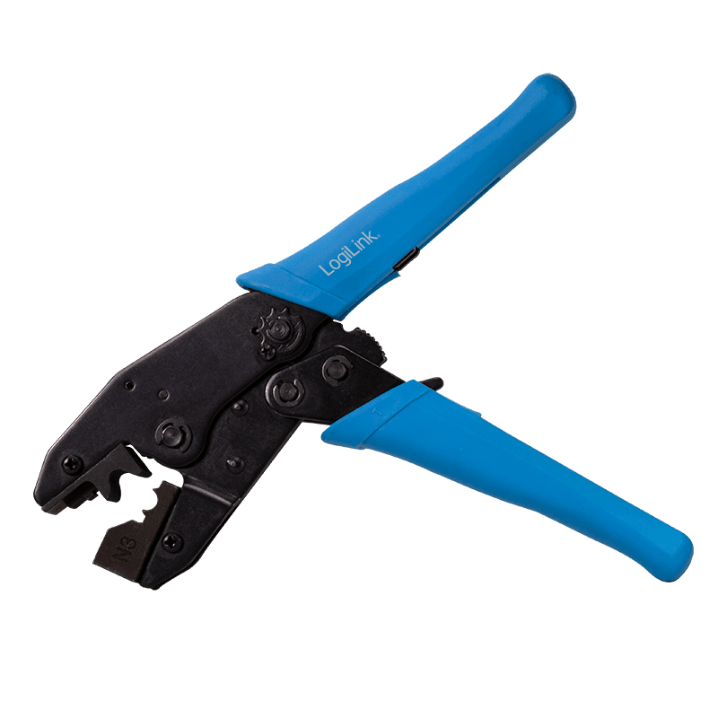 CLESTE sertizare mufe, LOGILINK, functii: sertizare mufe, RJ45 Cat6a/Cat7, pt. cablu 7-8mm, compatibil cu MP0030, MP0033 si MP0048, albastru, "WZ0039" — miniatură