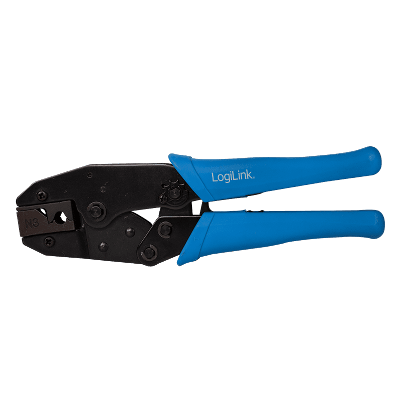 CLESTE sertizare mufe, LOGILINK, functii: sertizare mufe, RJ45 Cat6a/Cat7, pt. cablu 7-8mm, compatibil cu MP0030, MP0033 si MP0048, albastru, "WZ0039" — miniatură