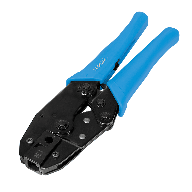 CLESTE sertizare mufe, LOGILINK, functii: sertizare mufe, RJ45 Cat6a/Cat7, pt. cablu 7-8mm, compatibil cu MP0030, MP0033 si MP0048, albastru, "WZ0039"