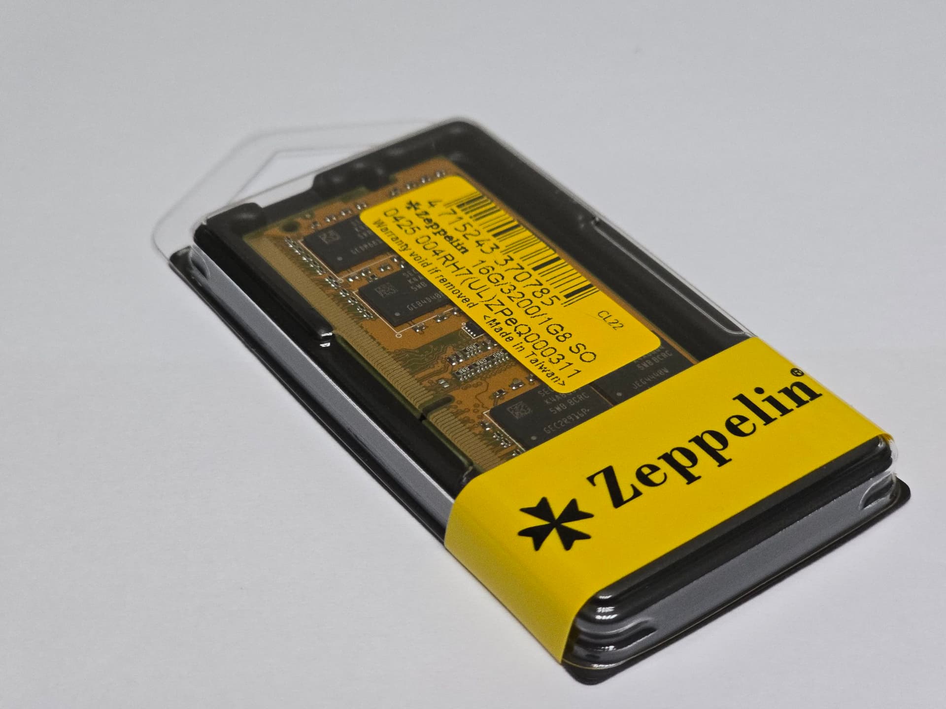 SODIMM Zeppelin, DDR4 16GB, 3200 MHz, retail "ZE-SD4-16G3200" — miniatură