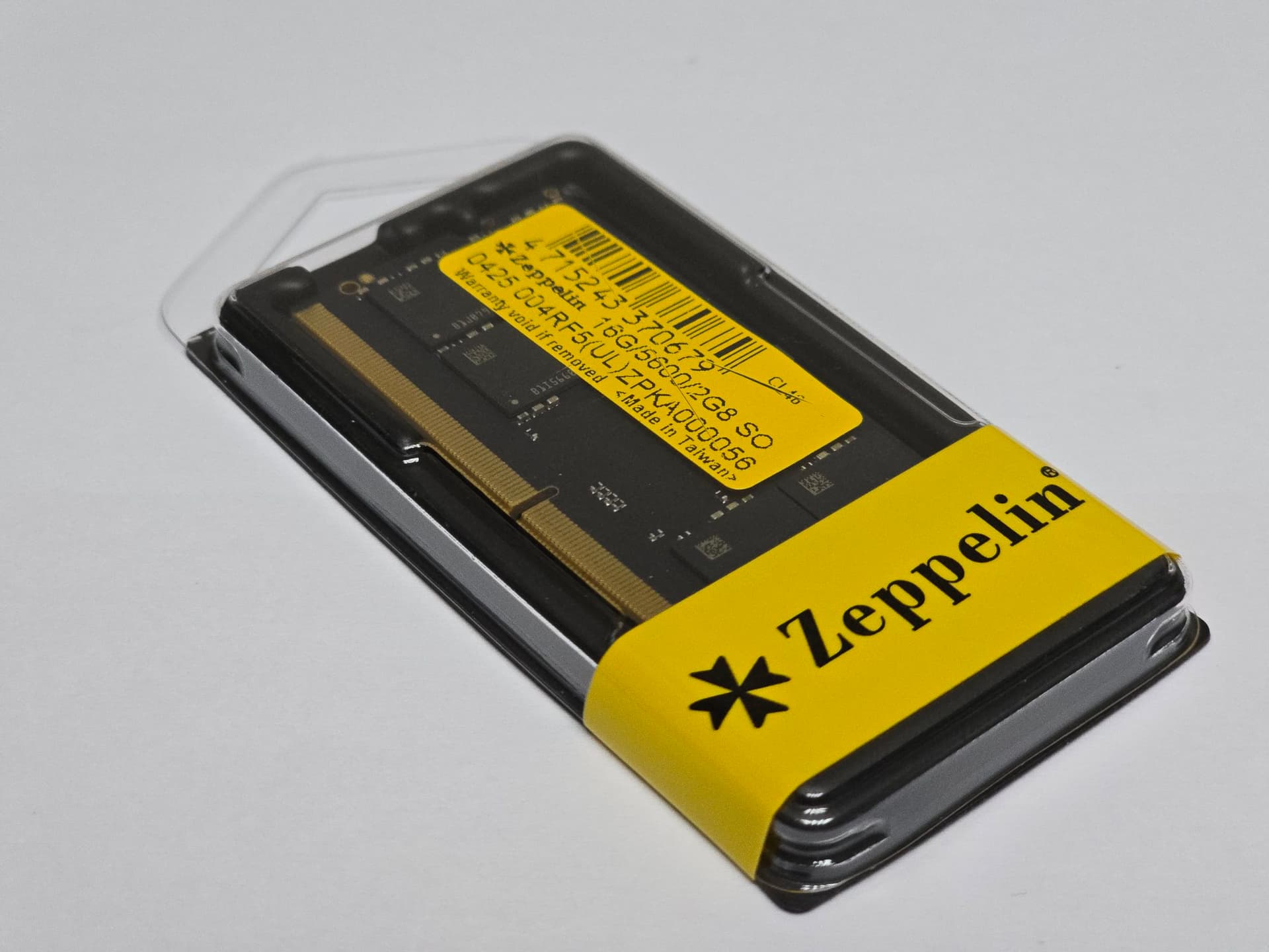 MEMORIE SODIMM Zeppelin DDR5 16GB frecventa 5600 MHz, retail "ZE-SD5-16G5600" — miniatură