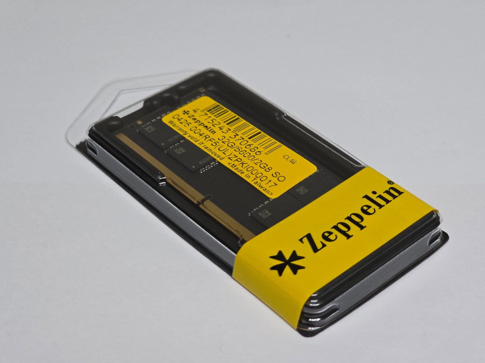 MEMORIE SODIMM Zeppelin DDR5 32GB frecventa 5600 MHz, retail "ZE-SD5-32G5600" — miniatură